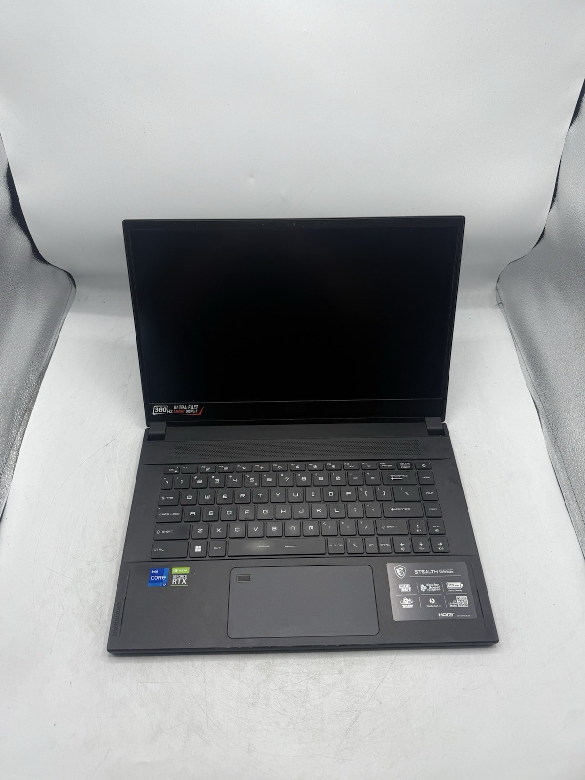 MSI Stealth GS66 12UGS i7-12700H Geforce RTX 3070 TI GPU READ