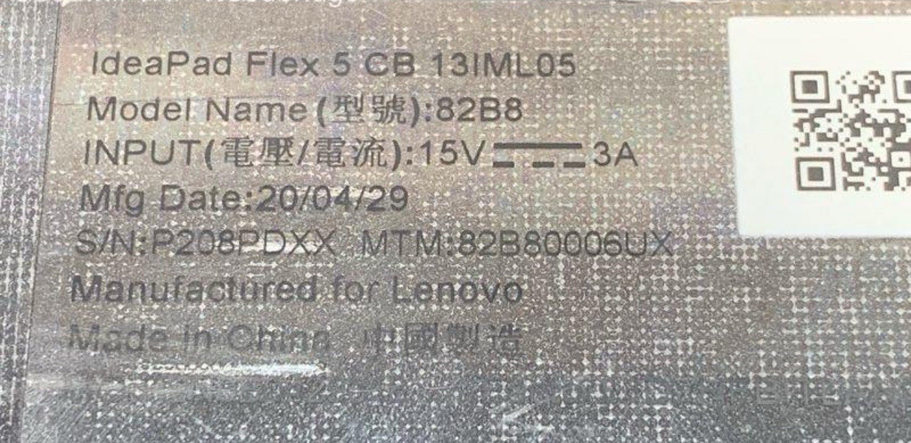 Lenovo ChromeBook IdeaPad Flex 5 13IML05 82B8. Very Good Condition.