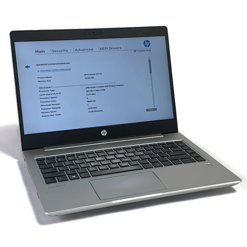 HP ProBook 445 G7 14″ Laptop Ryzen 5 4500U 2.3GHz 16GB – NO DRIVE