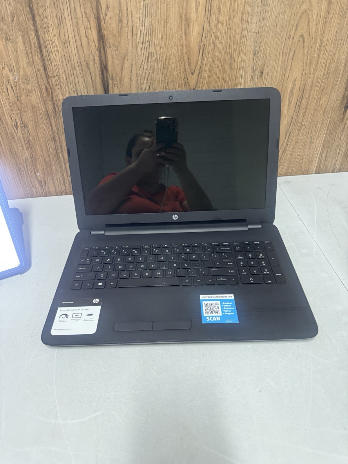 HP 15-ba009dx AMD A6 4GB 500GB HDD 15.6” Laptop No OS Tested