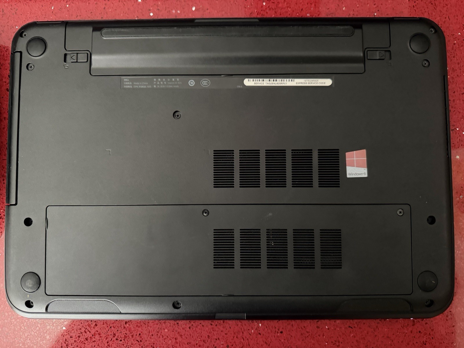 Dell Inspiron 15-3521 Laptop – 15.6” – Windows 8 – Clean Reset – Touch Screen