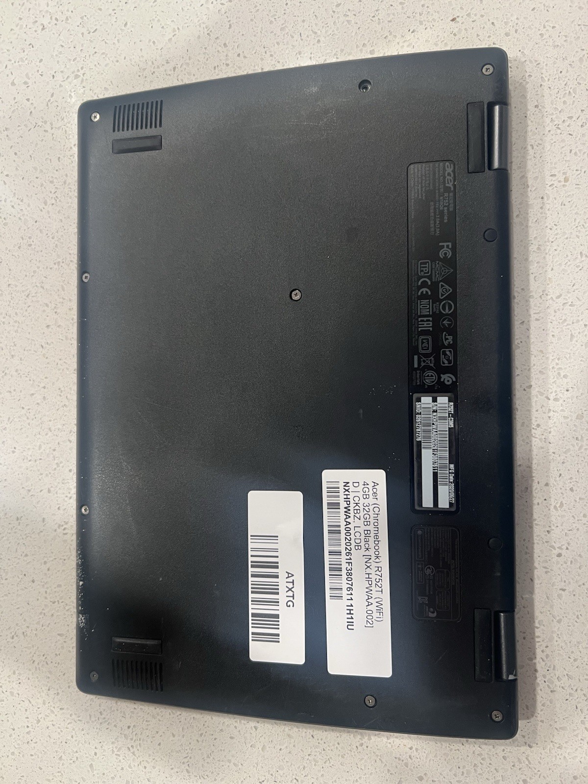 Acer Chromebook R751T 11.6″ HD Chrome OS Celeron N 4GB 32GB eMMC USB-C Black