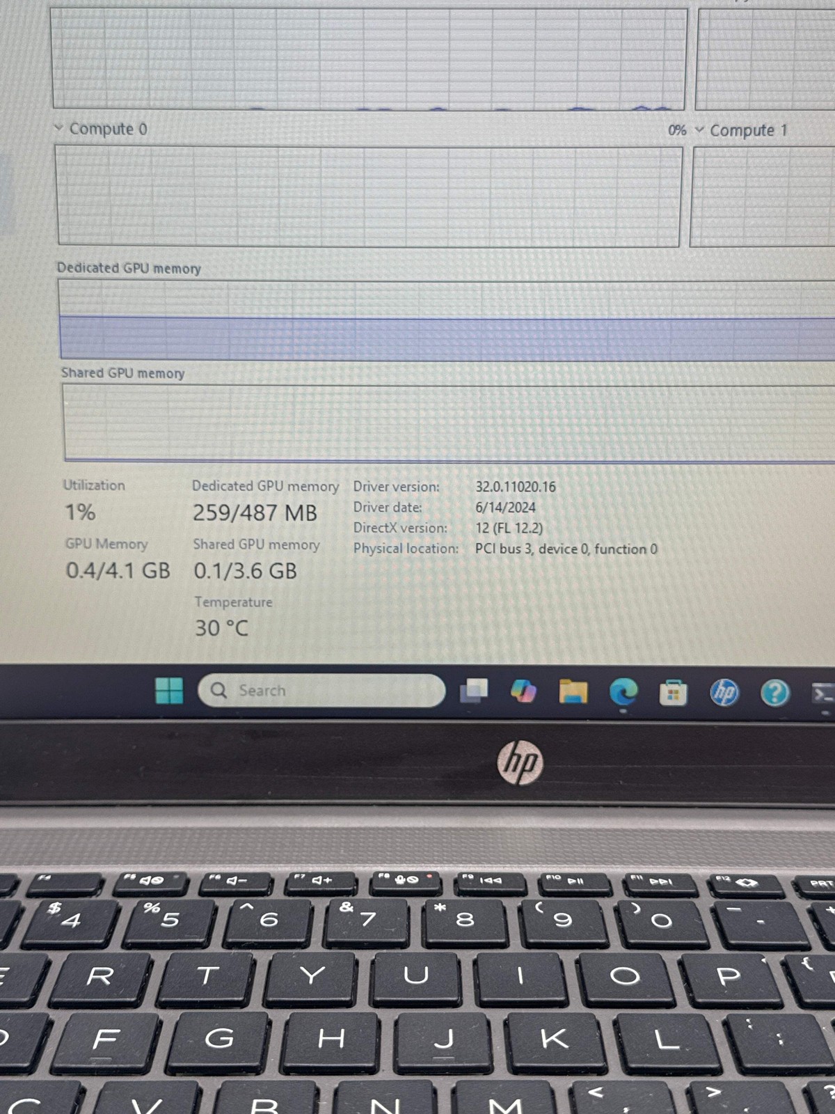 HP 255 G10 15.6″ Ryzen 3 7320U 8GB RAM 256GB SSD Win11 Home w/ Charger