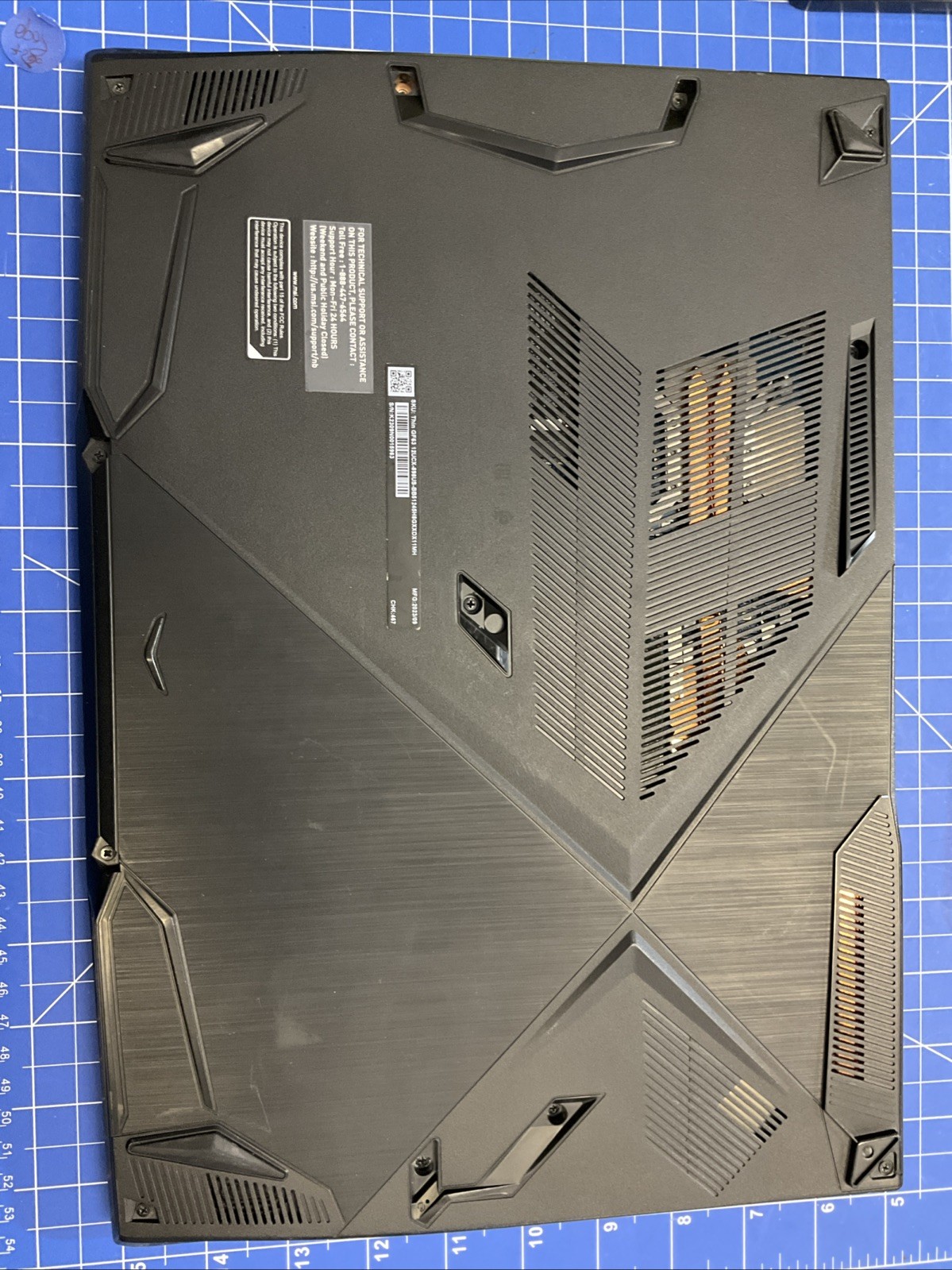 MSI Thin GF63 15.6″ (1TB SSD, i5-12450H, 1.30GHz,16GB RAM Read Description E415