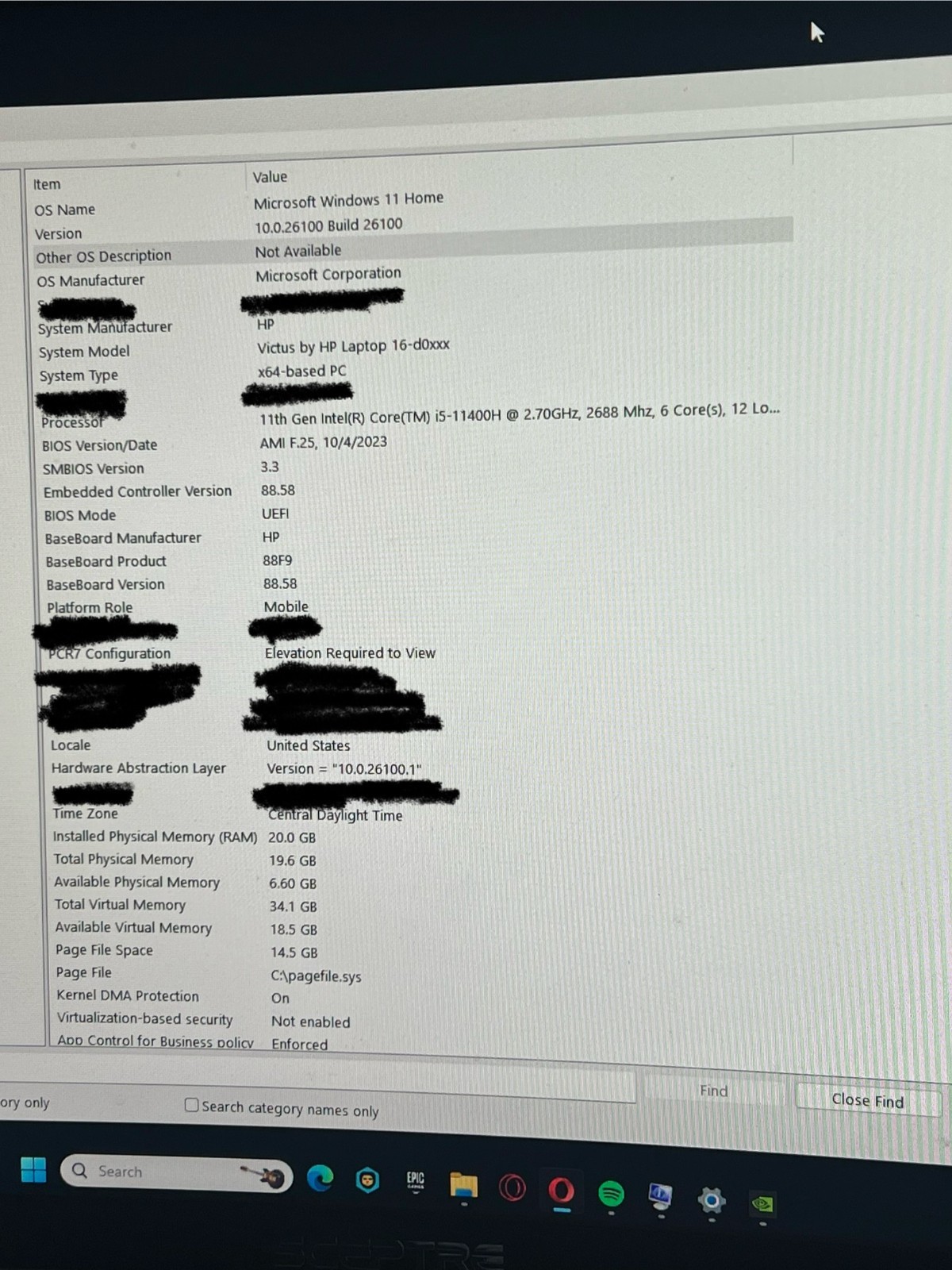 Hp Victus Gamin Laptop 15.6
