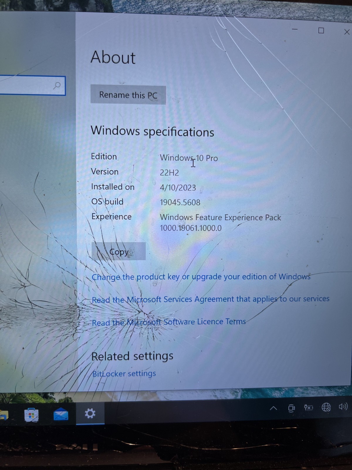 Dell XPS 13 9343- Working PC – Smashed Screen/No Battery – 256GB SSD – READ