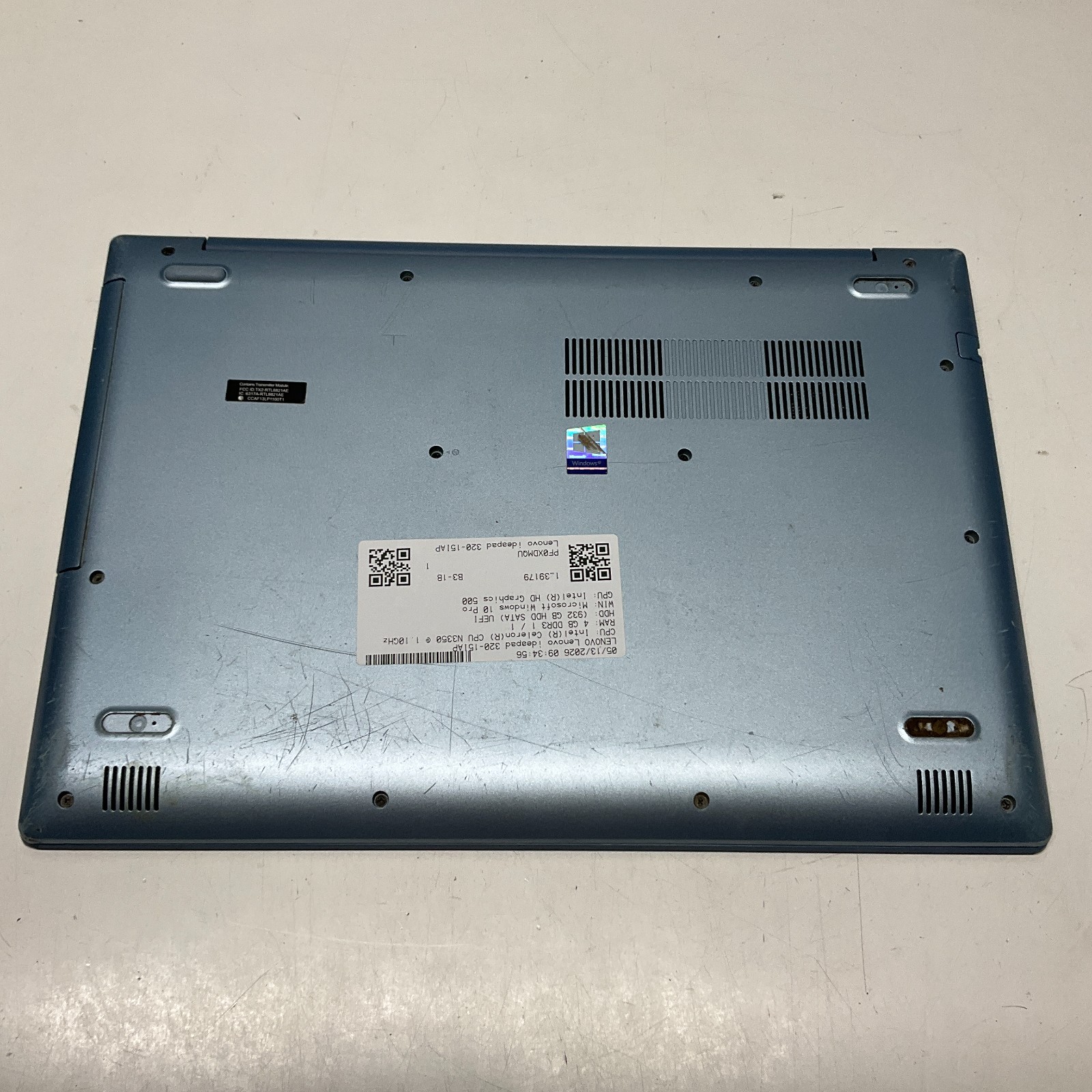 Lenovo IdeaPad 320-15IAP 15.6″ Intel Celeron N3350 @ 1.10 GHz 4GB 1TB HDD Win10
