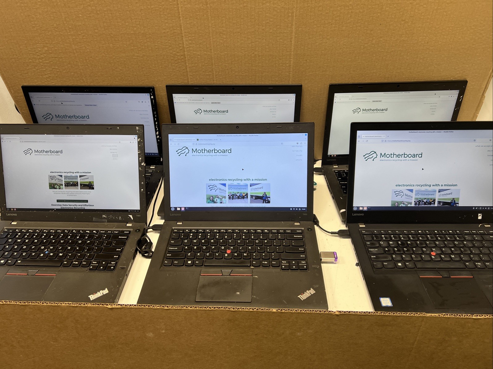 Lot of 6 Lenovo ThinkPad E560 E570 Laptops | Intel Core i5-6th Gen | 8-16GB RAM