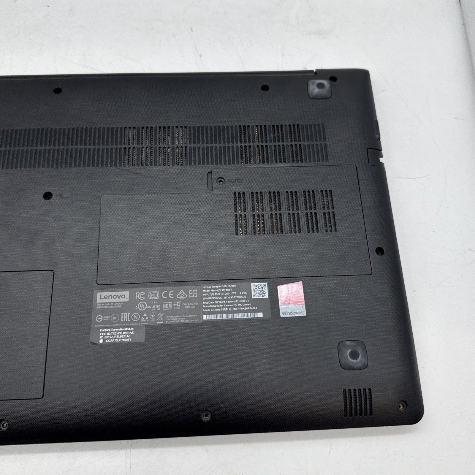 Lenovo IdeaPad 310-15ABR Laptop NO RAM/HDD AMD A10 7th Gen – L25