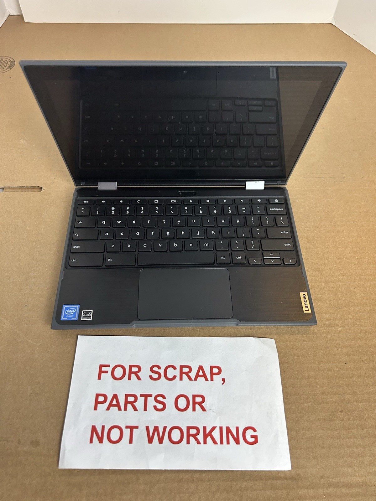 Lenovo Chromebook 300e 2nd Gen 11.6″ 2in1 Laptop For Parts, Not work or repair