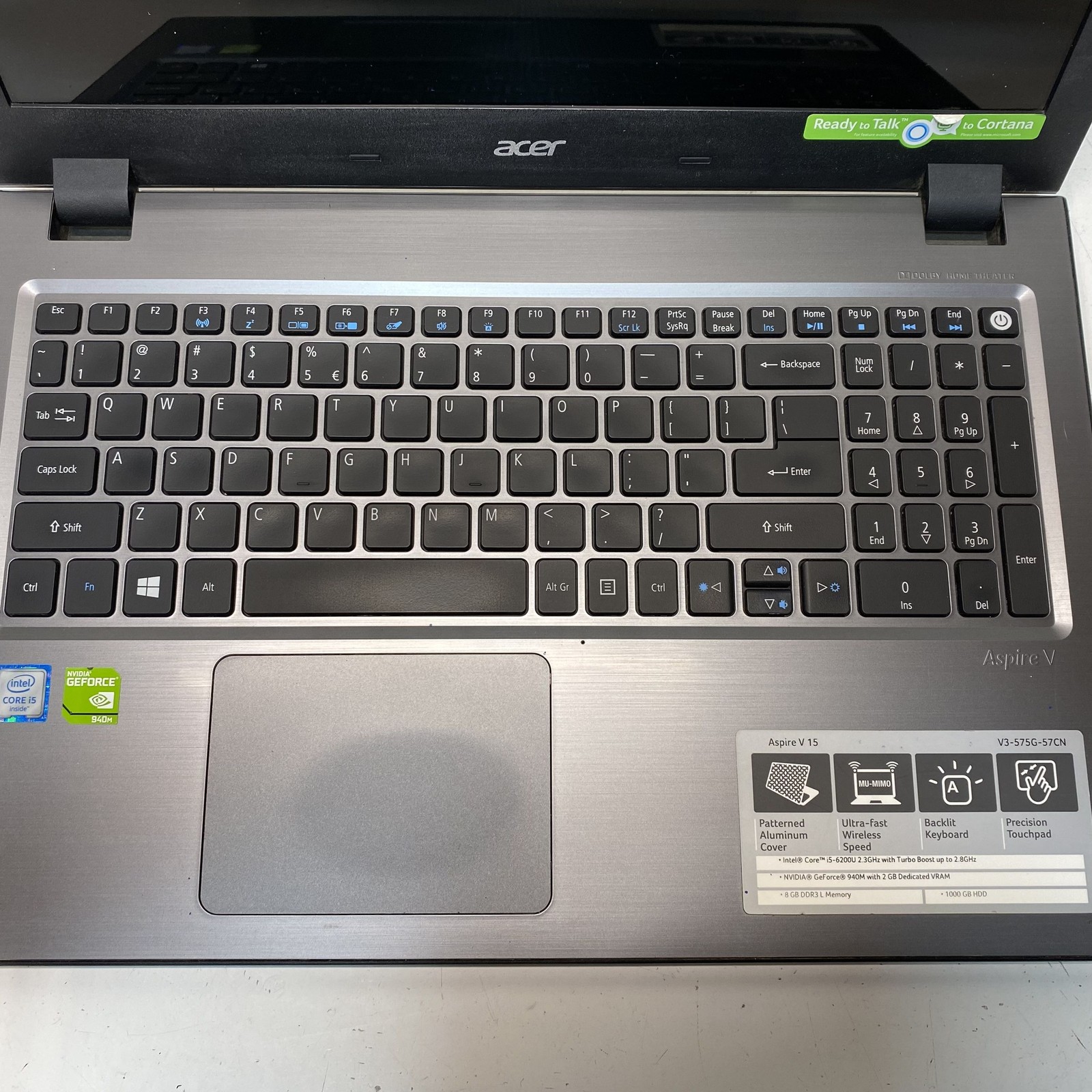 Acer Aspire V 15 15.6″ Intel Core i5 Processor Windows 10