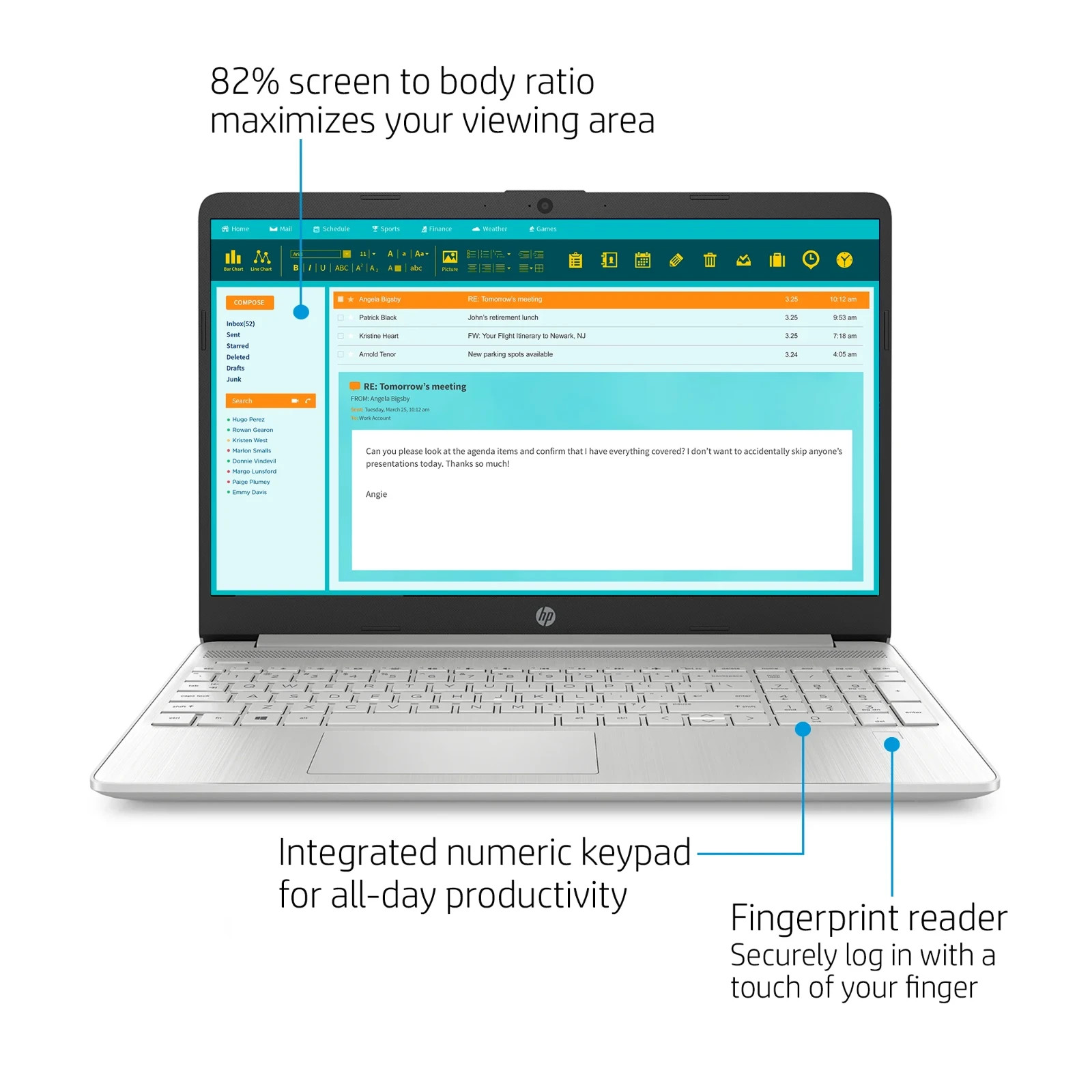 HP 15.6″ HD Laptop Intel Dual Core i3-1115G4 8GB RAM 256GB PCIe Windows 10
