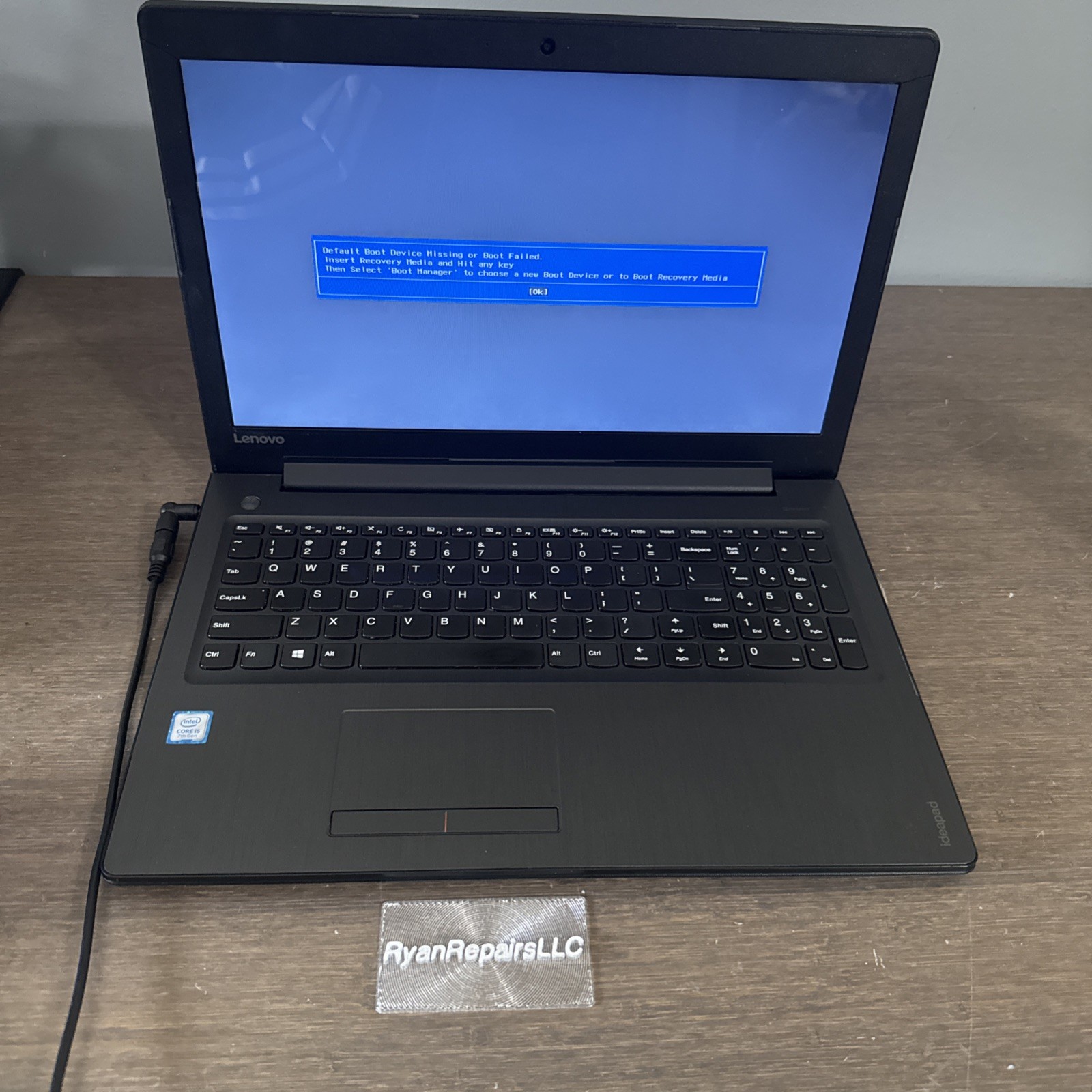 Lenovo IdeaPad Intel i5 7th gen No HDD No RAM – READ! Parts or Repair