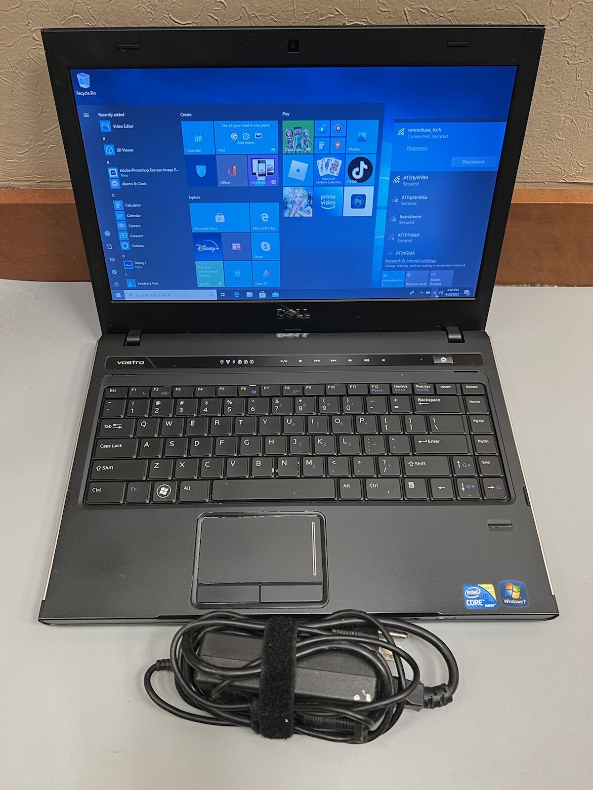 Dell Vostro 3400 Intel Core i5 M560 2.66GHz 6GB RAM 500GB HDD WEBCAM NVIDIA