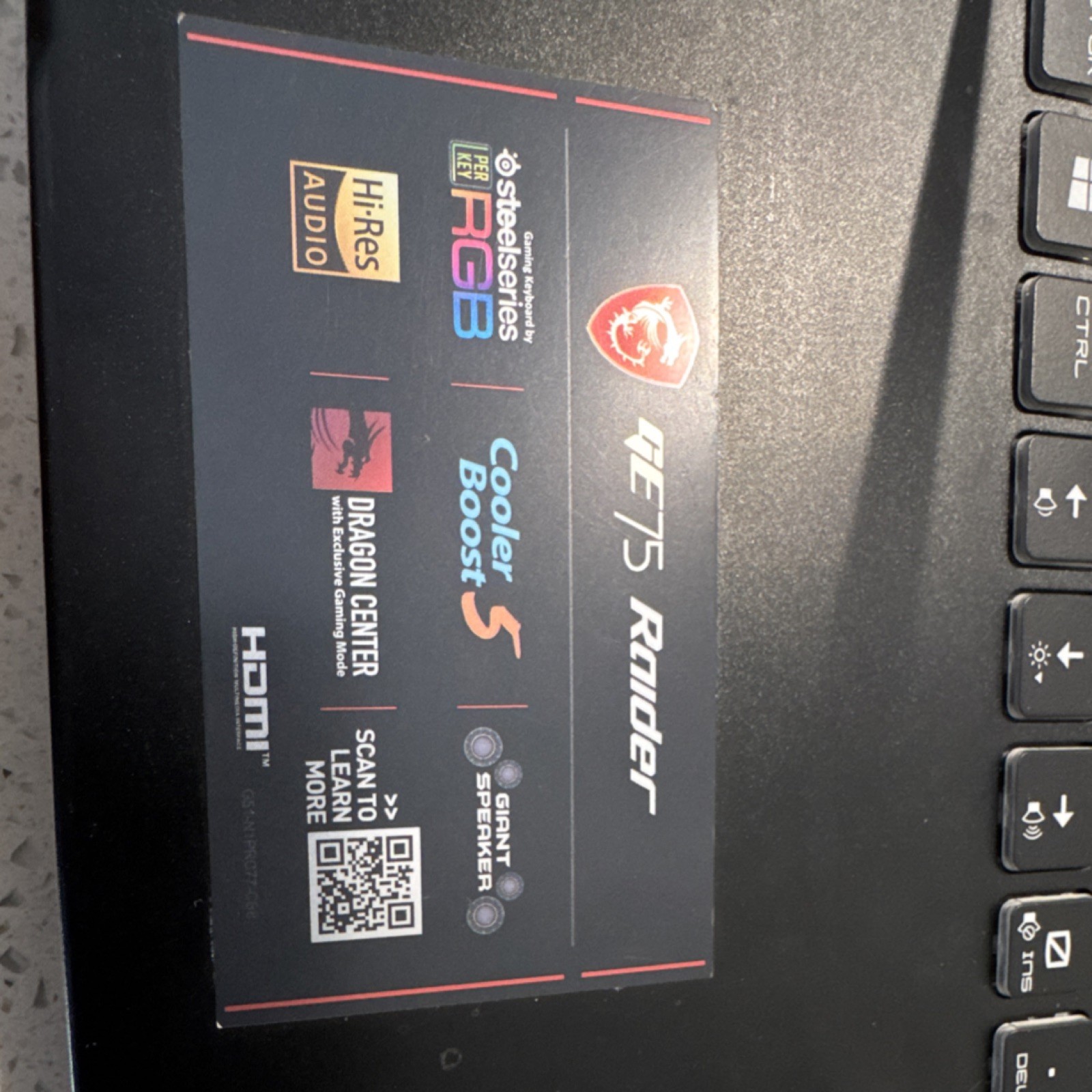 MSI GE75 10se Raider Gaming Laptop Intel Core I7-10750H, GeForce RTX 2070, 10 ge