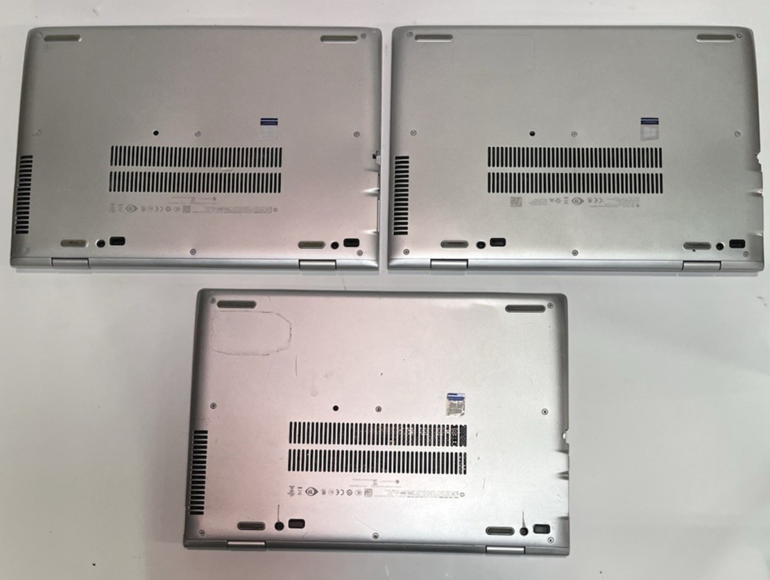 LOT OF 3 HP ProBook 640 G4 Laptop 14″ Core i5-8365U 1.60GHz – NO RAM / SSD -READ