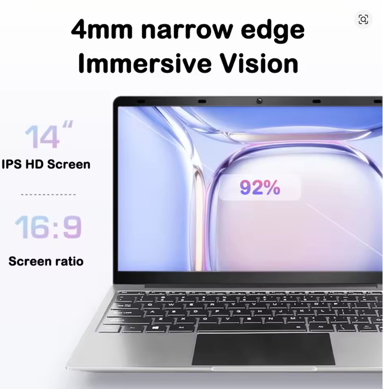 Slim 14.1 Inch Laptop Intel Core I9-9900 16GB RAM 512GB SSD Window 11 1080P