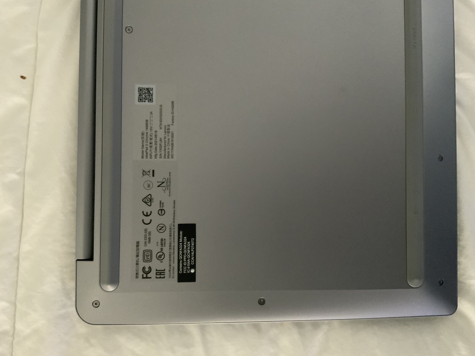 Lenovo ideapad 3 Chrome-14M836 – Type 82KN Mediatek MT8183V/AC 4GB 64GB