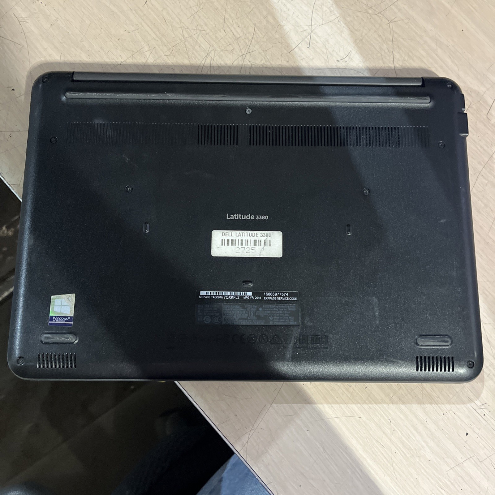 DELL LATITUDE 3380 INTEL CORE I3-6006U 2.00GHZ 8GB RAM NO HD
