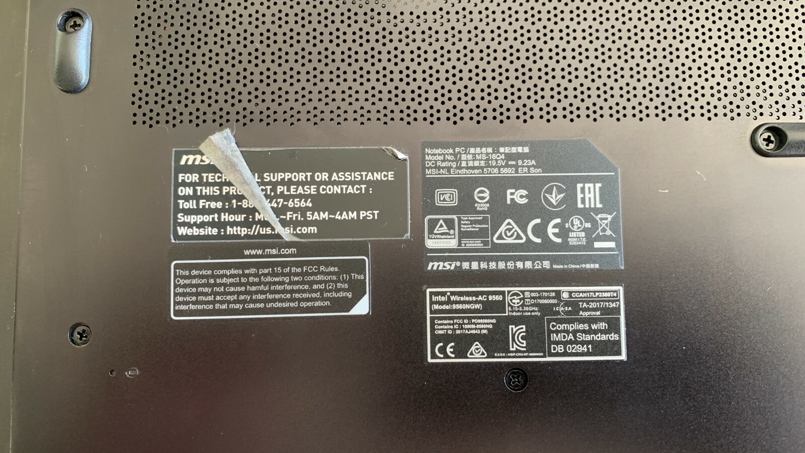 MSI GS65 Stealth 9se 15.6 inch 240HZ (512GB, Intel Core i7 9th Gen., 2.60GHz