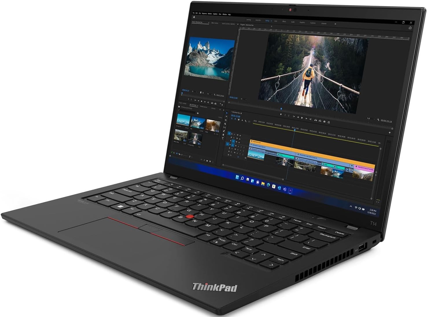 Lenovo ThinkPad T14 Gen 3 14″ Core i5-1245U 1.6GHz 16GB RAM 256GB SSD Black