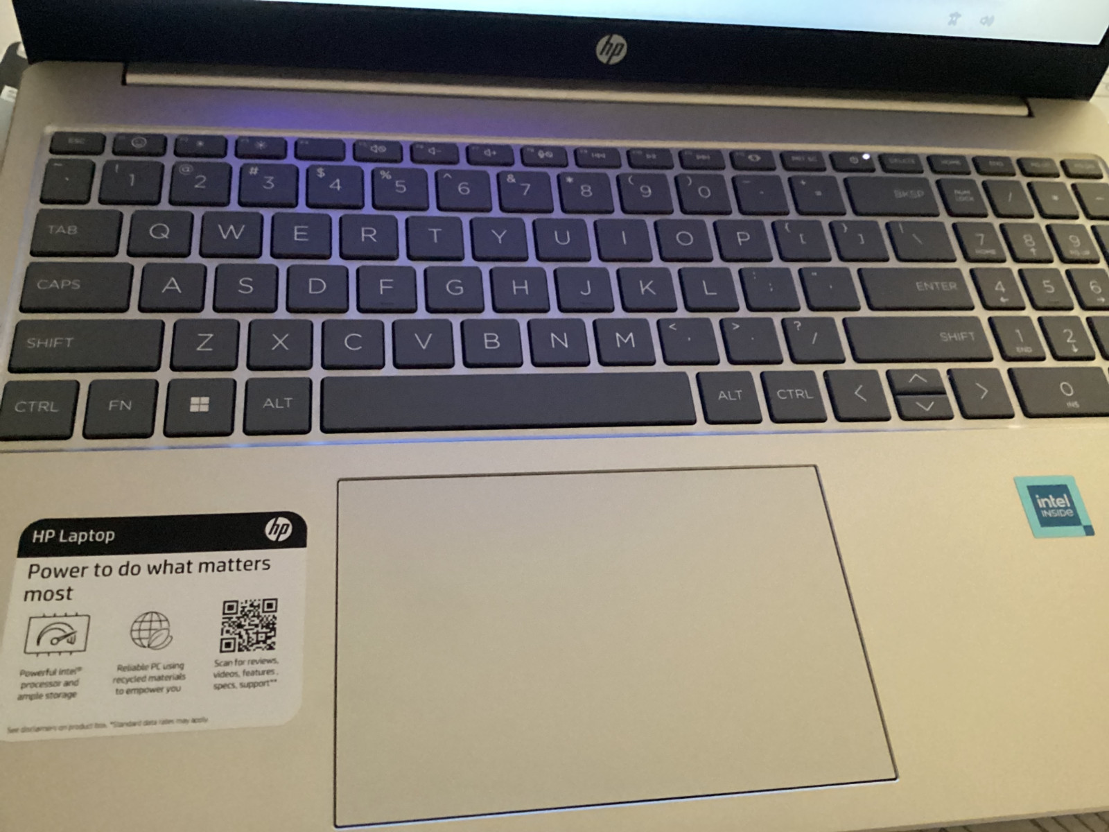 HP 15.6 inch Windows Laptop Intel Processor N200 4GB RAM 128 UFS Natural Silver