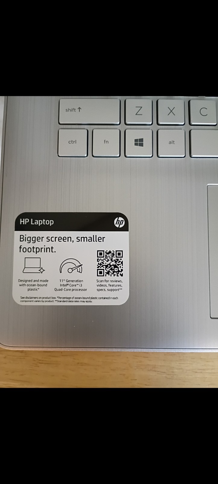 HP 17-CN0010NR 17.3 inch (256GB, Intel Core i3 11th Gen., 3.70GHz, 8GB) Notebook