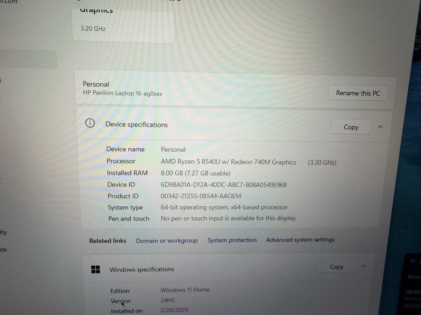 HP Pavilion 15-cs3067st 15.6″ (1TB HDD, Intel Core i7-1065G7, 3.9GHz, 8GB…