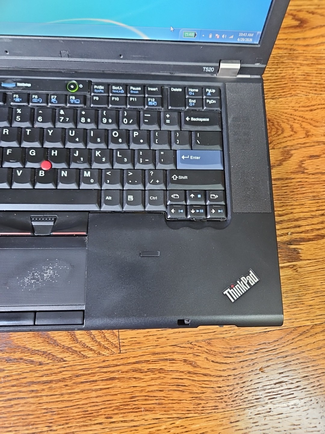 Lenovo ThinkPad T520 i5-2520M 2.5GHz 8GB Ram 120 GB SSD Win 7 pro. Ready to Use