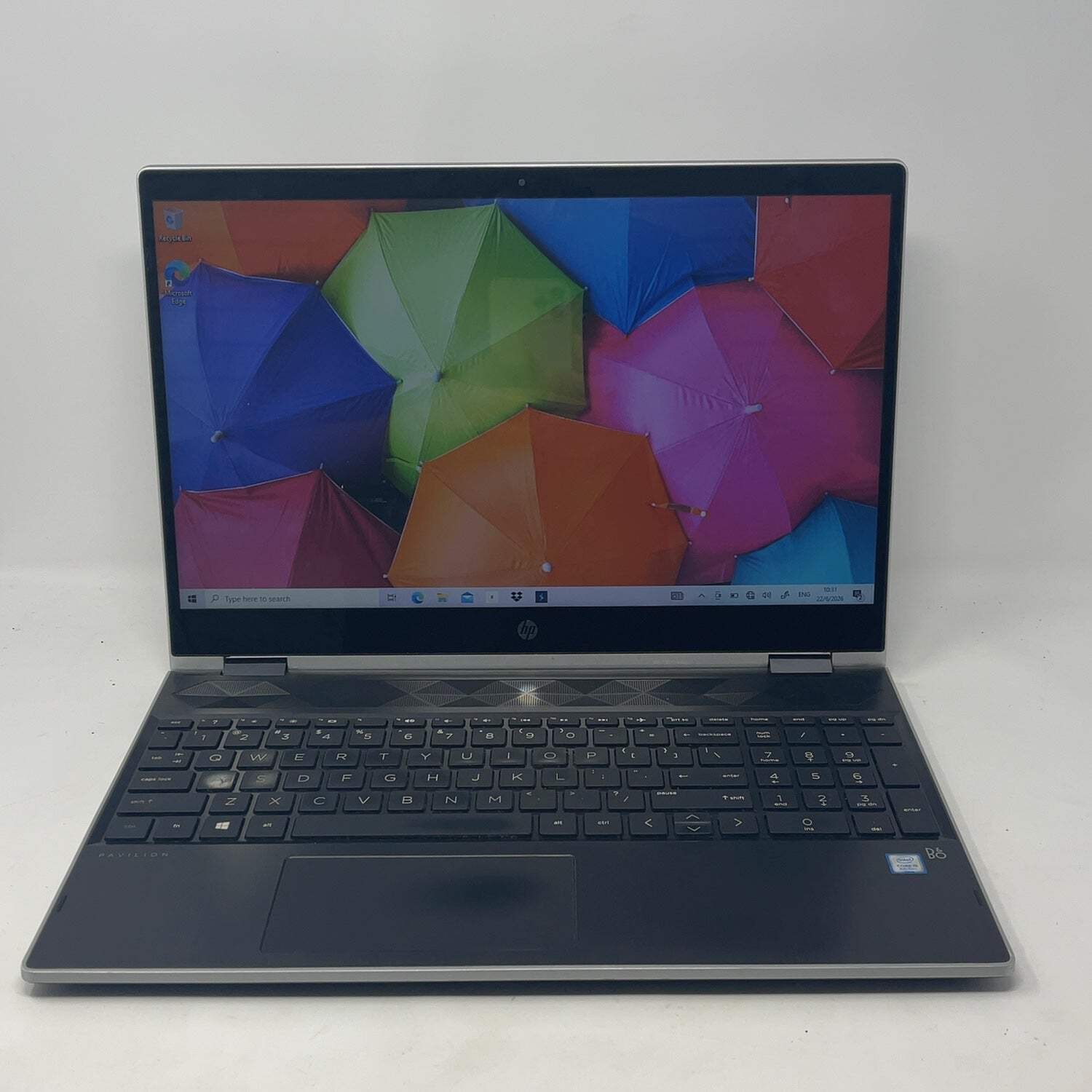 HP Pavilion x360 15-CR0055OD 15.6″ i5-8250U 1.6GHz 8GB RAM 256GB SSD