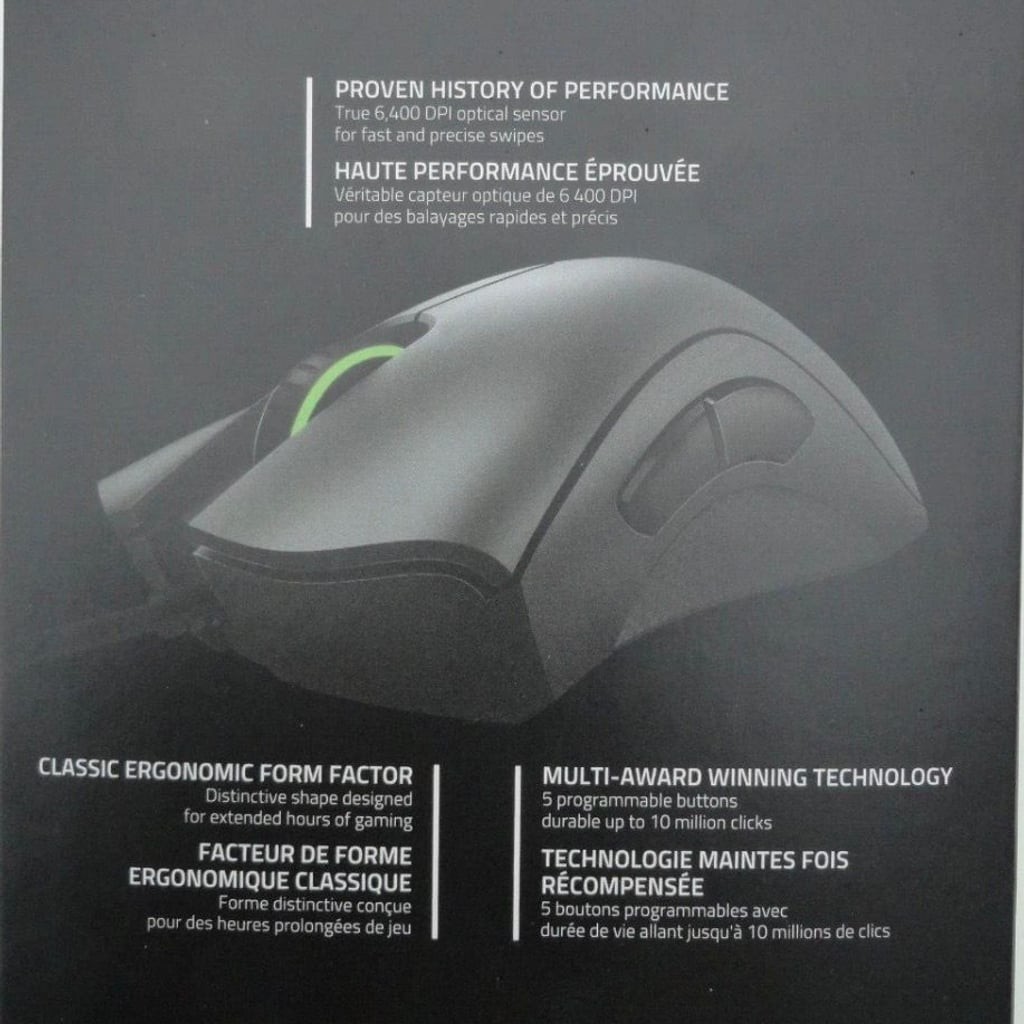 Razer DeathAdder Essential Wired Optical Gaming Mouse – Classic Black… 8100561