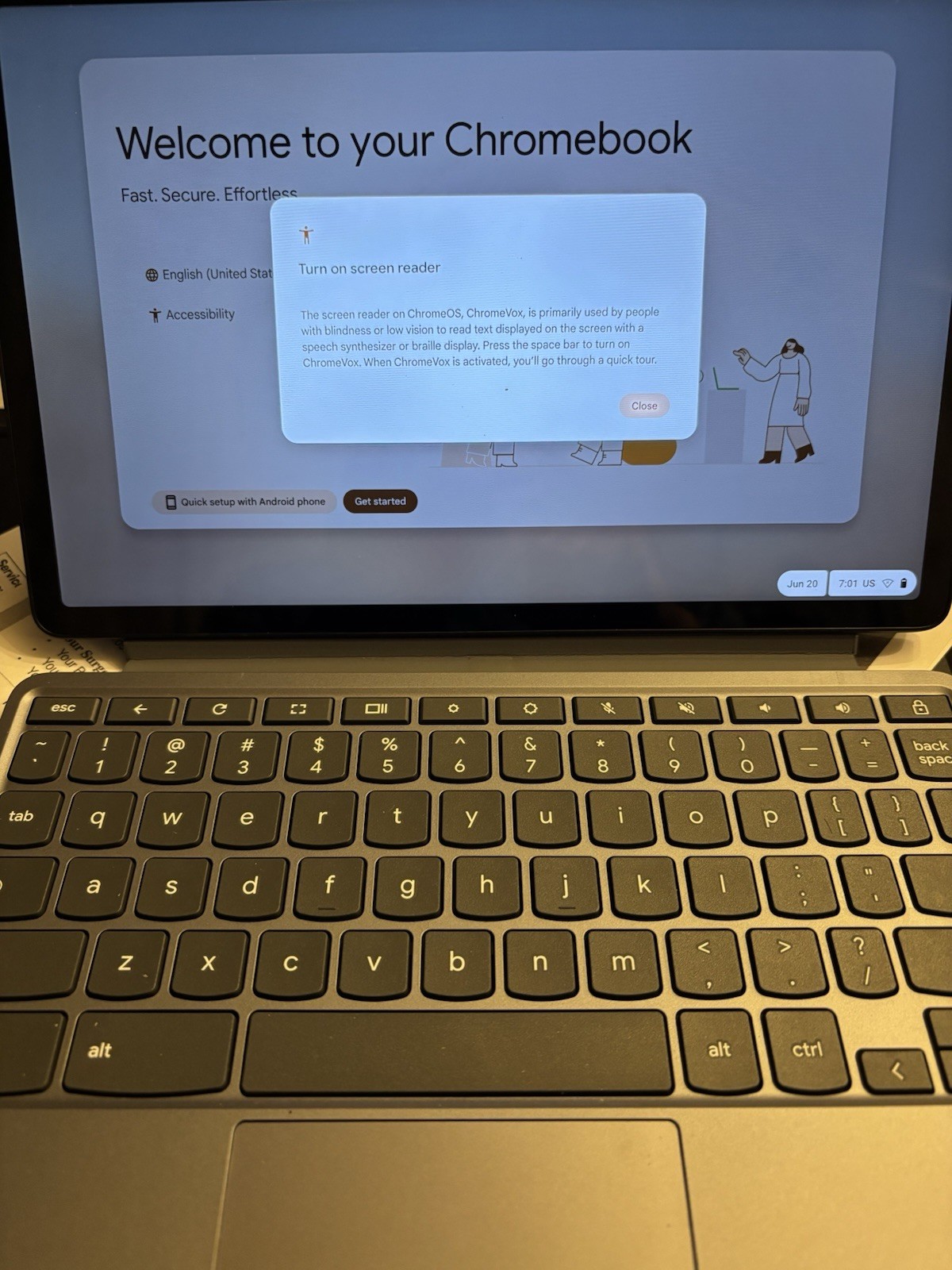 Lenovo Chromebook Duet 11M889 Chromebook 11″ Mediatek Octa-Core 4GB 128GB eMMC