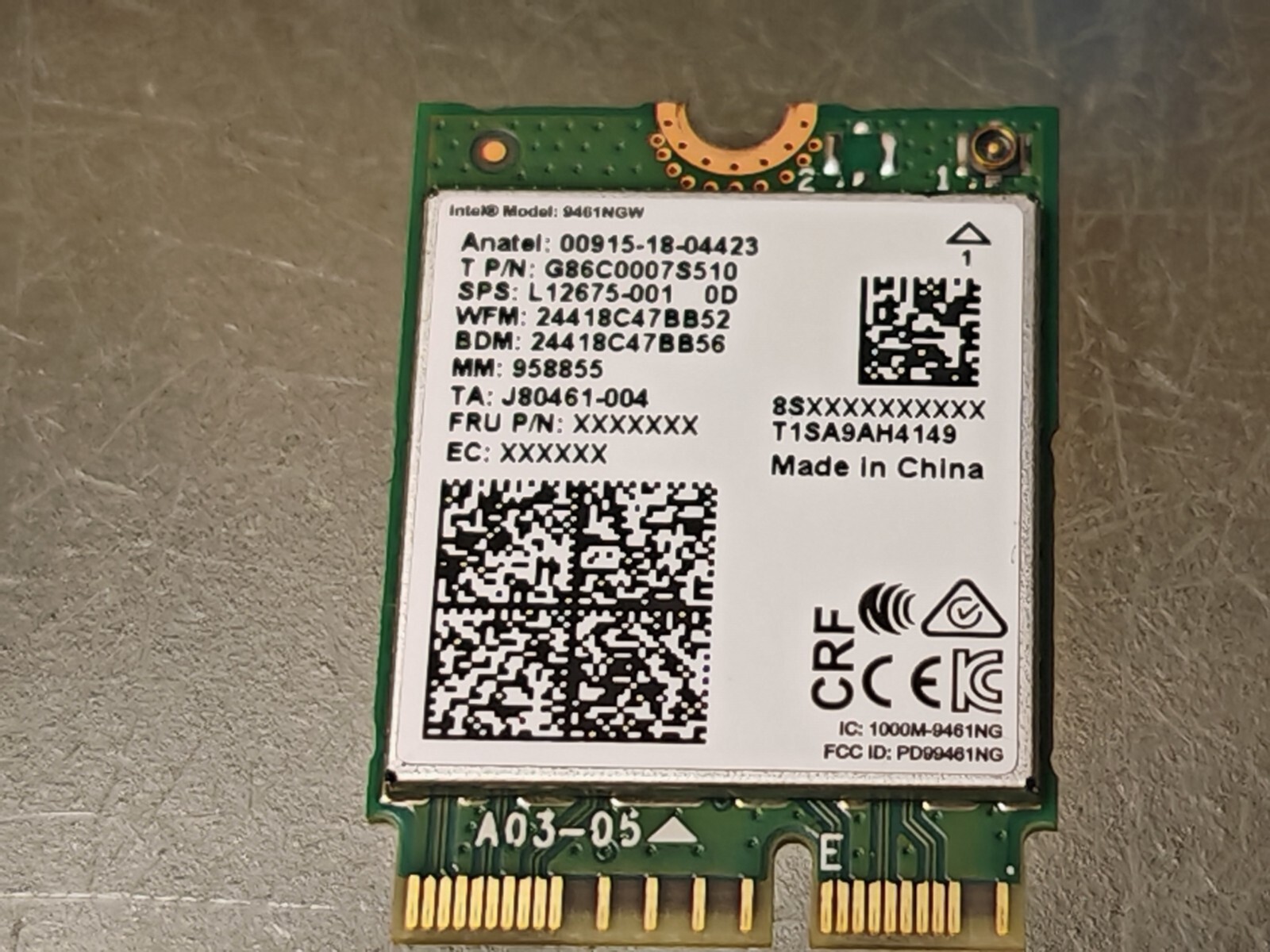 ASUS S14 F705 F543U X509 X540U M509 X515 X415 DUAL BAND BT COMBO WIFI CARD #