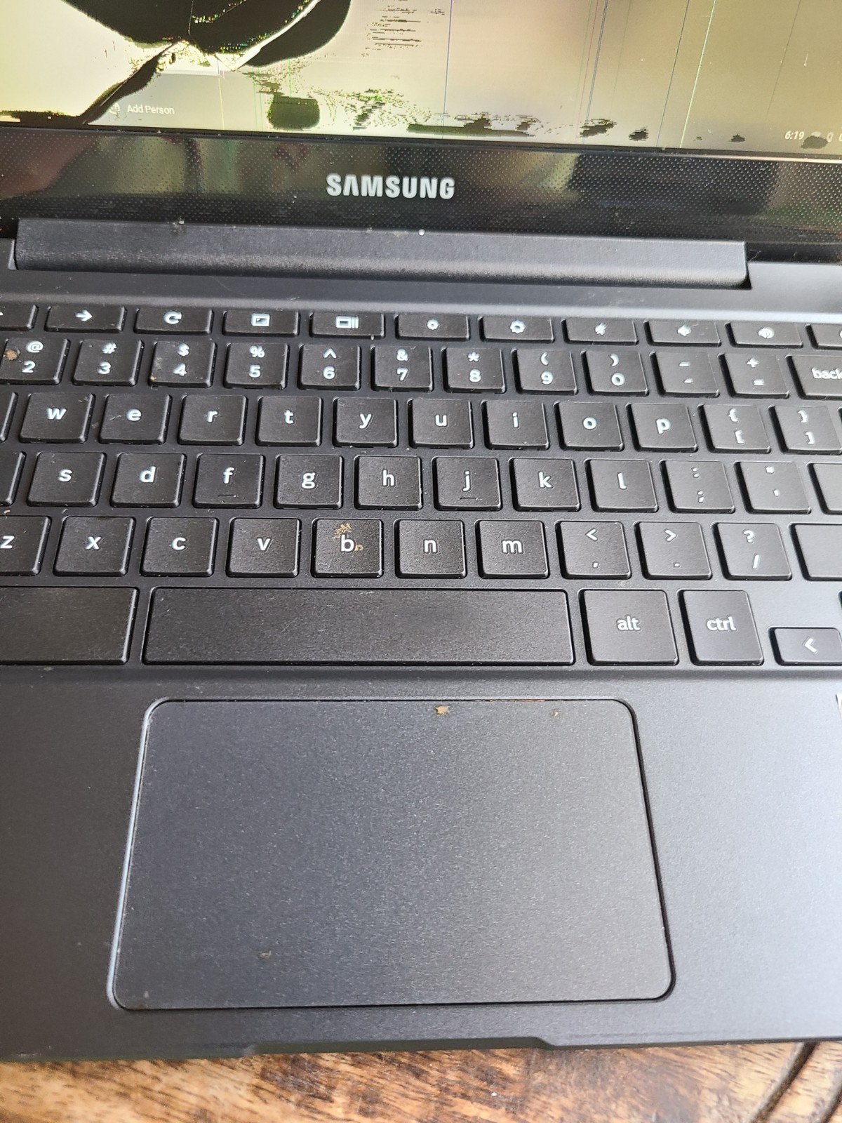 Samsung Chromebook 3 XE500C13 Broken Screen Powers On Parts Repair No Charger