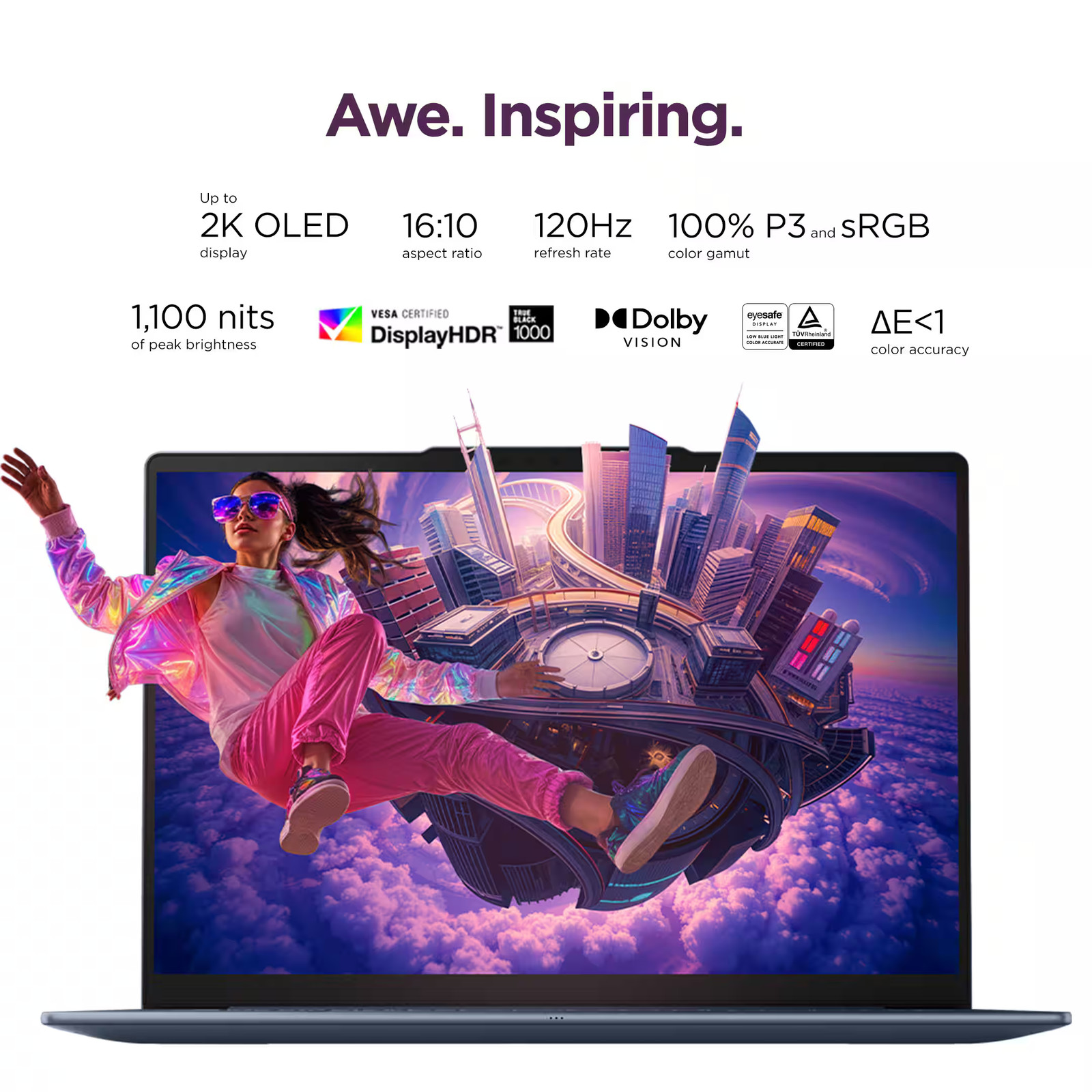 Lenovo – Yoga Slim 7x 14″ 2K OLED Touchscreen Laptop – Snapdragon X2 Elite X2…