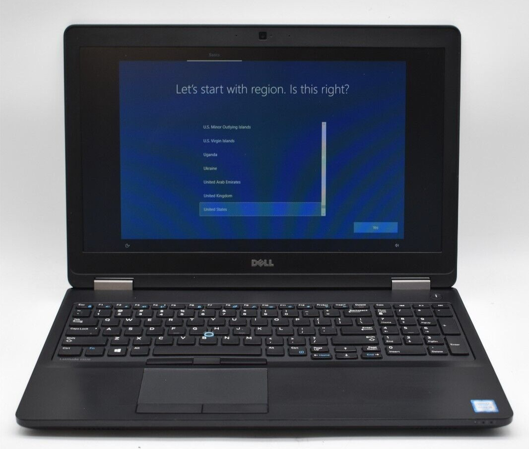 15.6″ Dell Latitude E5570 Laptop i5-6300U @ 2.40GHz 8GB RAM 256GB SSD Win 10 Pro