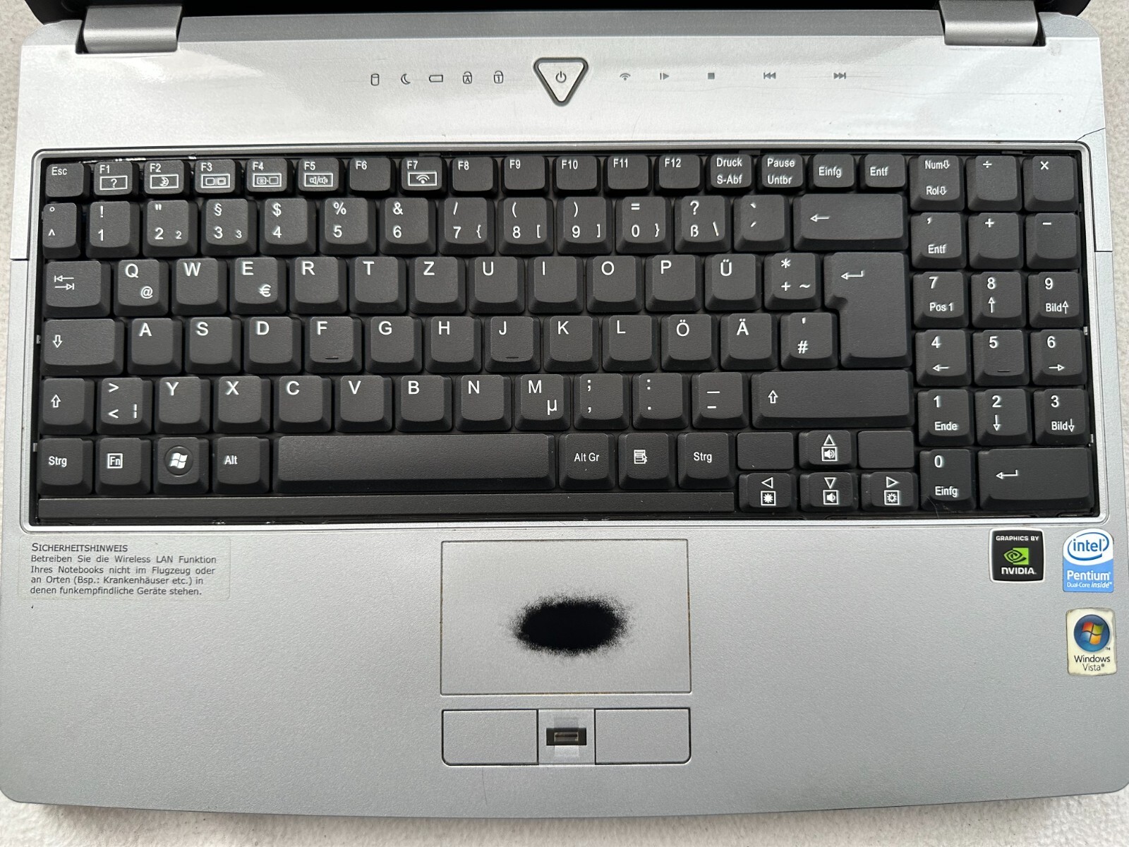 Medion Akoya MD96630 WIM2180 15.4″ Laptop Intel Core Duo T2330 3GB RAM No HDD
