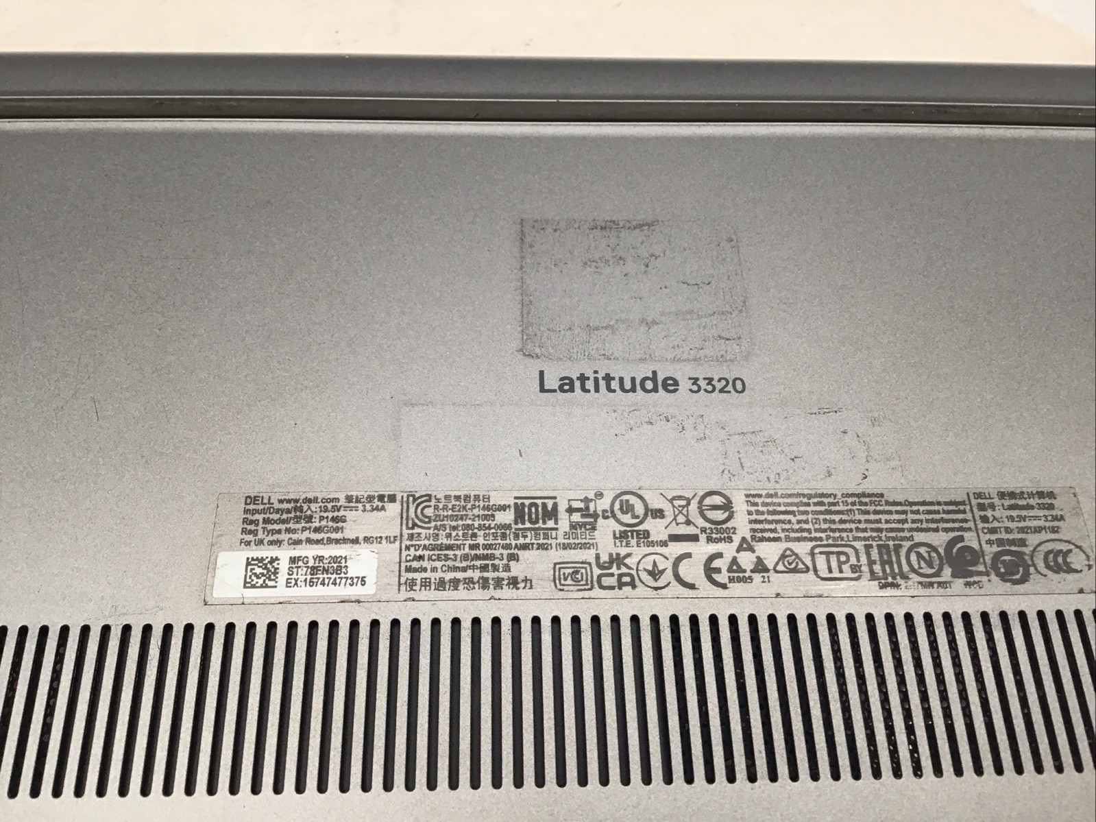 Dell Latitude 3320 13″ Laptop i5-1135G7 8GB RAM 256GB SSD Windows 11 Pro Used RD