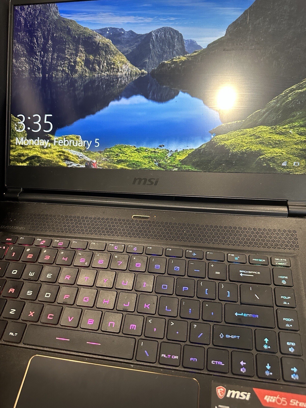 MSI GS65 Stealth 1668 15.6 inch (512GB, Intel Core i7 9th Gen., 2.60GHz,…