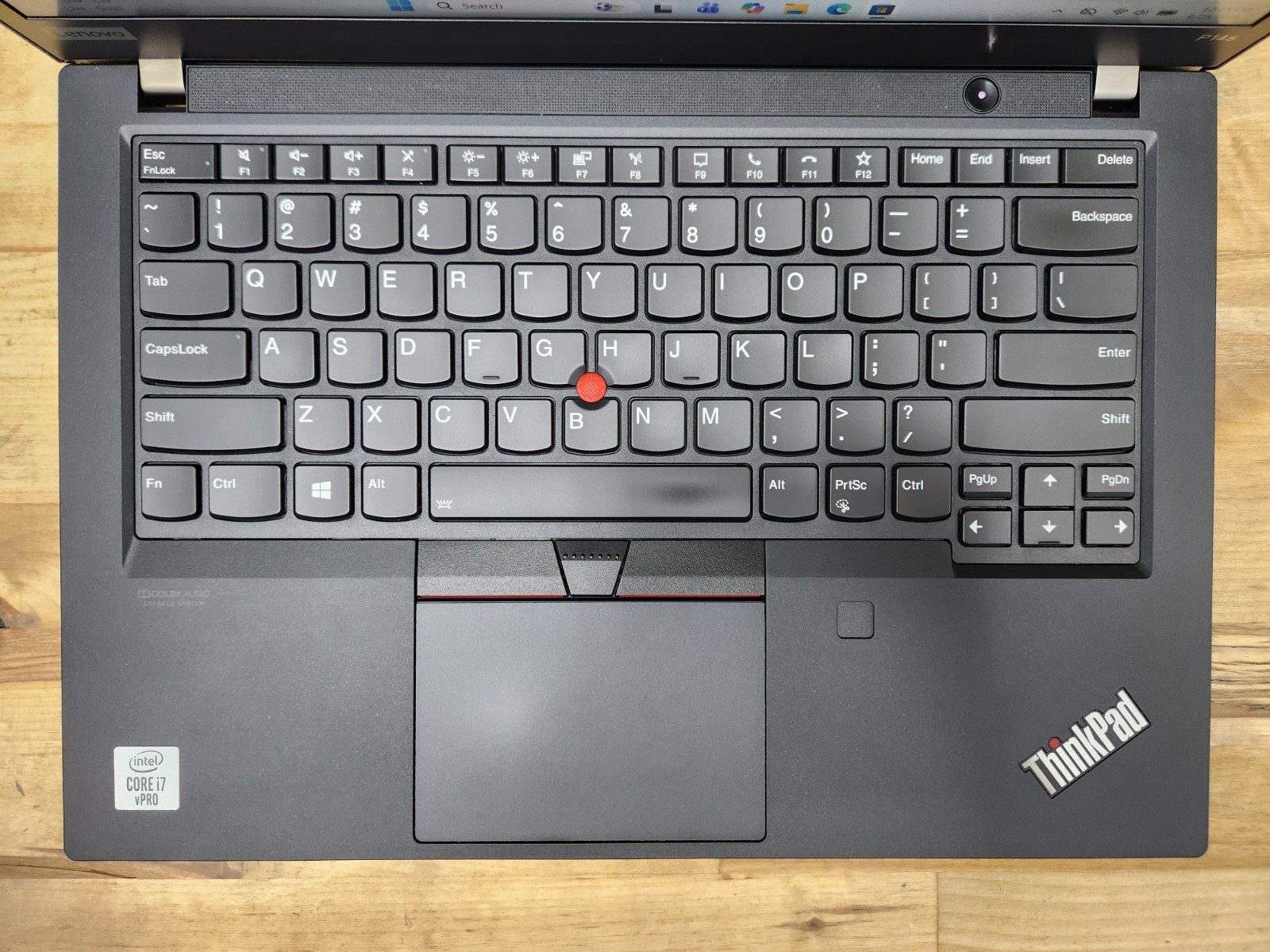 Lenovo ThinkPad P14s 14″ FHD i7-10610U 16GB 256GB SSD P520 GPU EXCELLENT BATT~