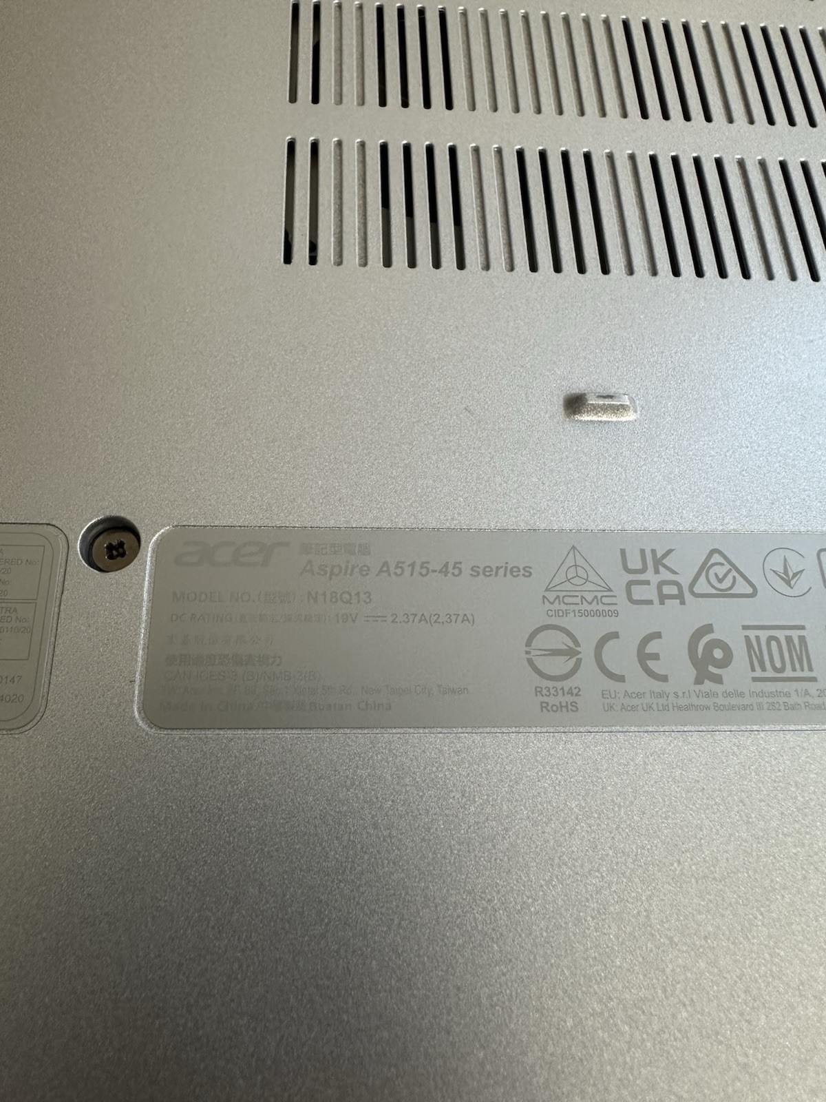Acer Aspire 5 A515-45-R74Z Ryzen 5 5500U 8GB RAM 256GB SSD 15.6″ FHD Laptop