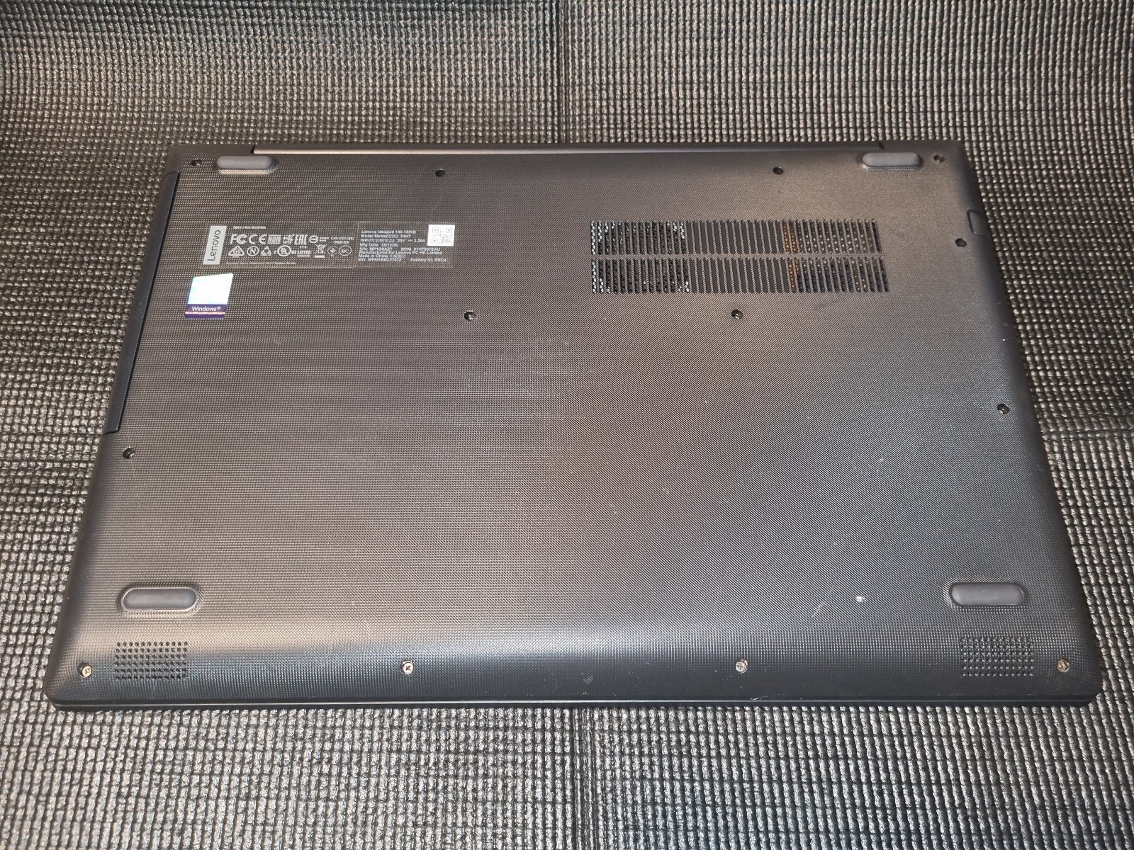 Lenovo IdeaPad 130-15IKB 15.6″ i3-6006U 8GB 1TB Win10 Dead Battery