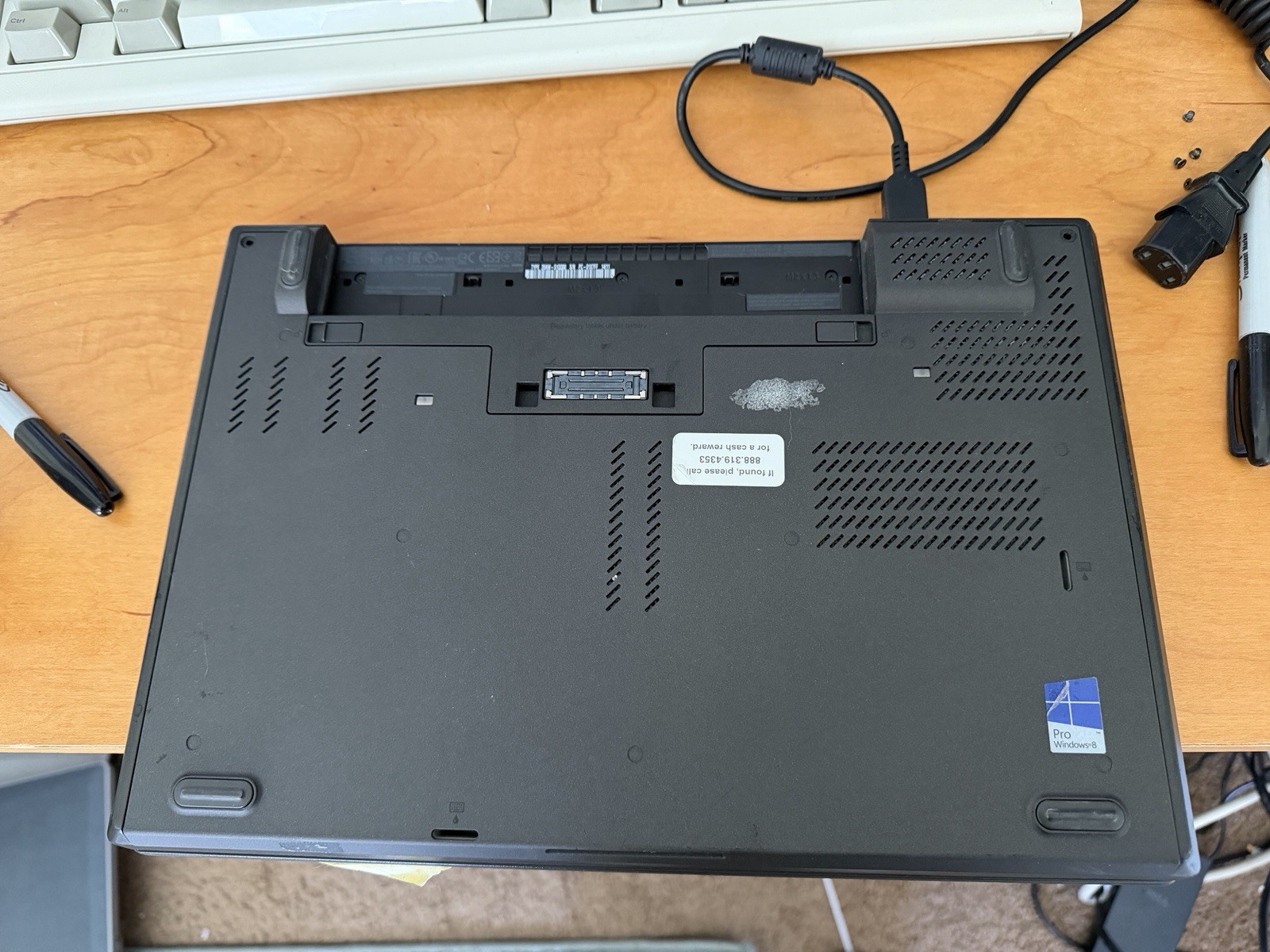 Lenovo ThinkPad T440p 14″ Windows XP Laptop Core i5, Nvidia 730m, 120gb, No Batt