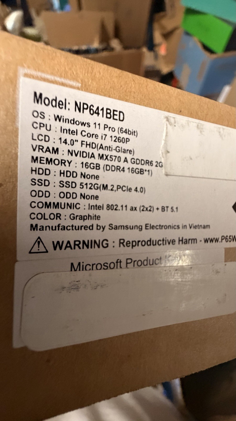 Samsung Galaxy Book2 Business NP641BED-XA1US 14 Notebook – Intel Core i7 12th