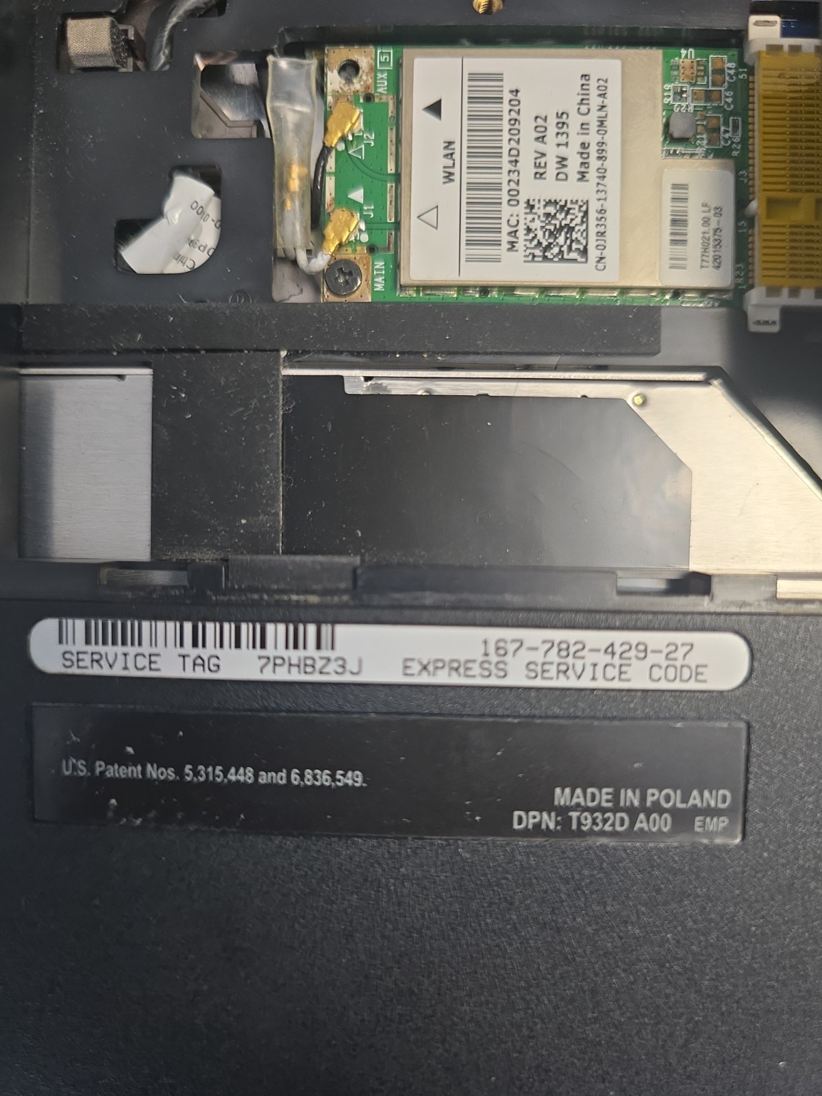 Dell Vostro 1310 Laptop T8100 4GB Fingerprint Original Power Supply Tested