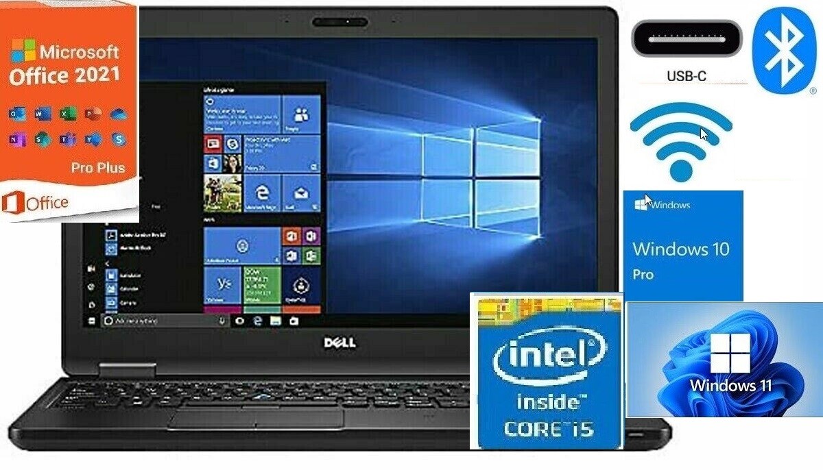 Dell Latitude 5580 Laptop 15.6″ Intel Core i5 up to 32GB RAM & 2TB SSD Win10/11