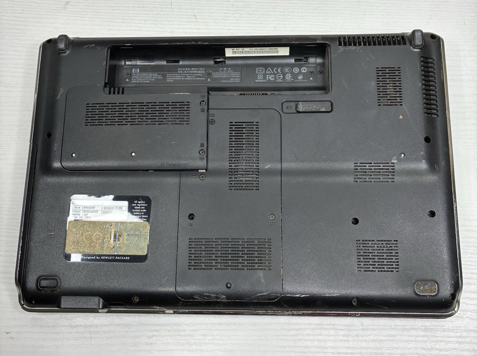 HP Pavilion DV6-1355DX – Bare Bones NO HDD/Battery – AS-IS