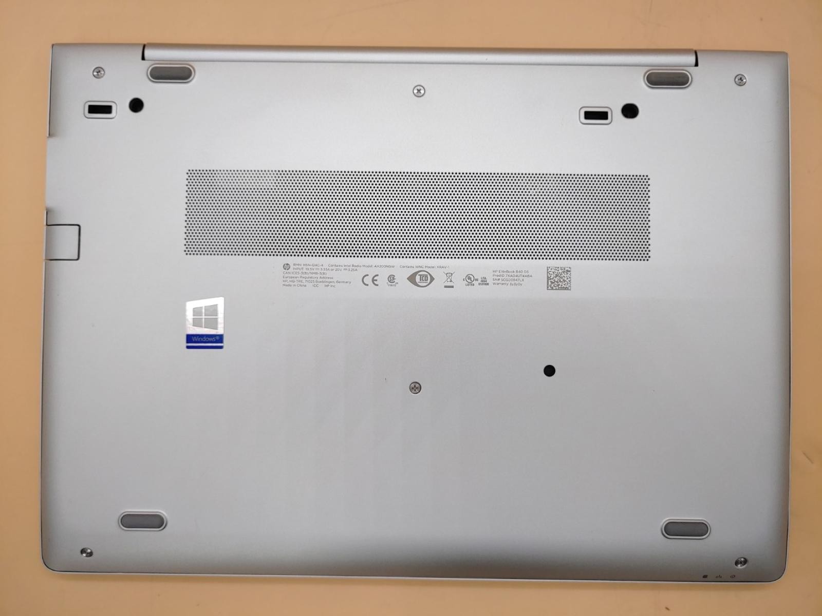 HP EliteBook 840 G6 14″ Intel i7-8665U **NO RAM/SSD/OS/AC** **YELLOW LCD**