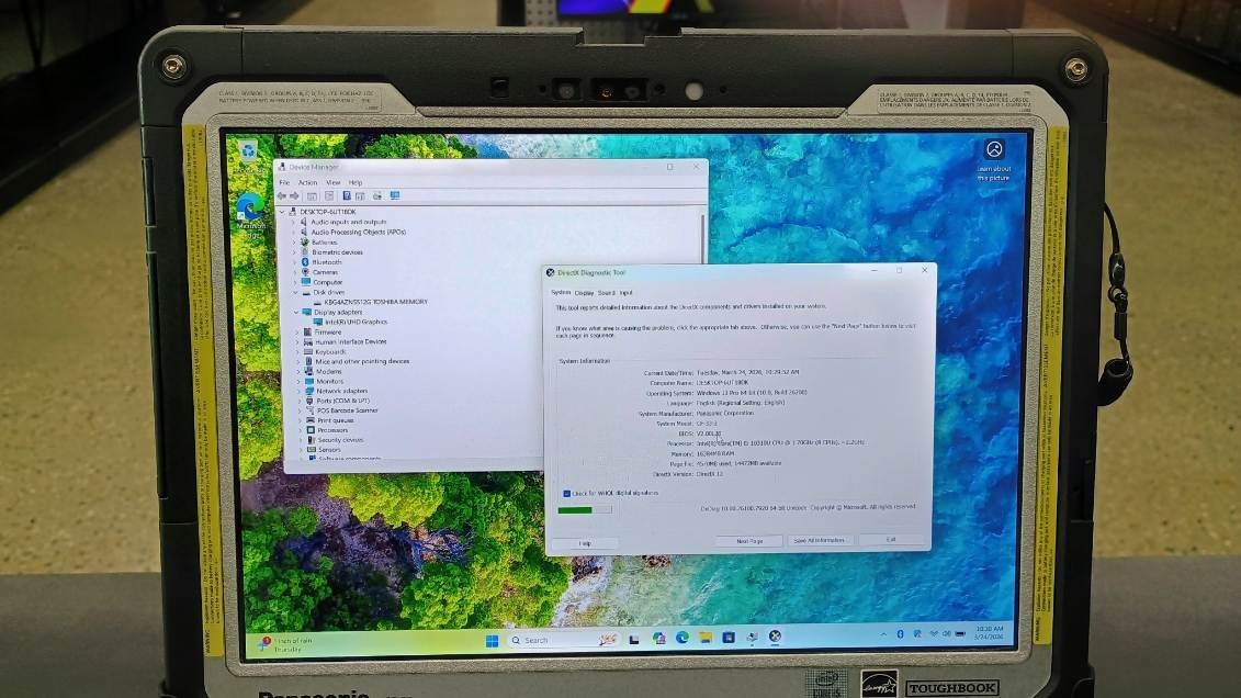 Panasonic Toughbook CF-33 – i5-10310u – 16GB Ram – 512GB SSD – Win 11 Pro -Read