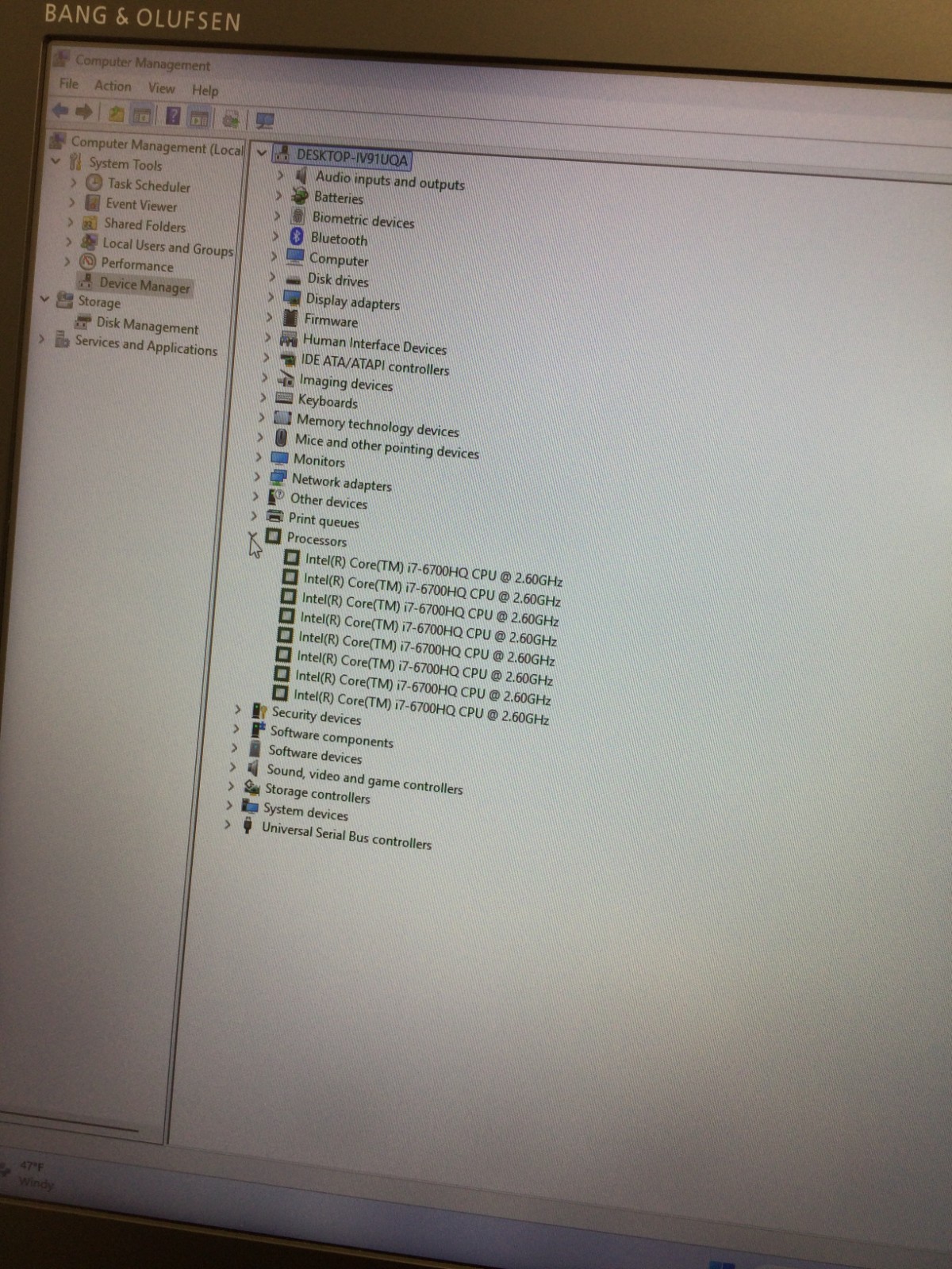 HP ZBook 17 G3 core i7 6th gen 2.60ghz 256GB SSD 8GB RAM 17.3” WIN 11 PRO